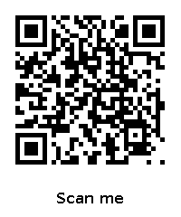 QR Code for T-Shirt Cropped