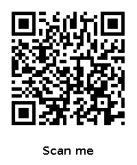 QR Code for Signature Card Holder Leather with Charm